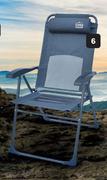Campmaster Folding Mesh High Back Chair-Each
