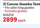 Camp Master Canvas Gazebo Tent