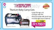 Titanium Baby Camp Cots-Each