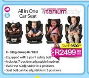 Titanium Baby All In One Car Seat-Each