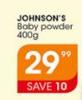 Johnson's Baby Powder-400g