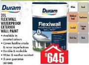 Duram 20L Flexiwall Waterproof Exterior Wall Pait