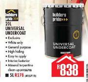 Builders Pride 20ltr Universal Undercoat
