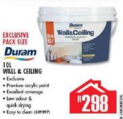Duram 10Ltr Wall & Ceiling