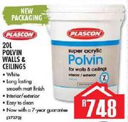 Plascon 20Ltr Polvin Walls & Ceiling