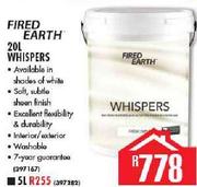 Fired Earth 5Ltr Whispers