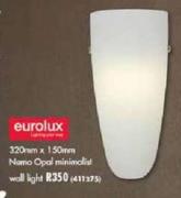 Eurolux 320x150mm Nano Opal Minimalist Wall Light