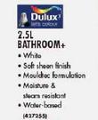 Dulux 2.5ltr Bathroom+
