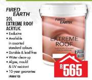 Fired Earth 20ltr Extreme Roof Acrylic
