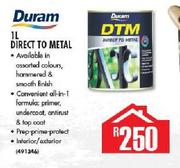 Duram 1ltr Direct To Metal