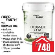 Fired Earth 20ltr Ultimate Coat