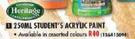 Heritage 250ml Student's Acrylic Paint