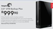 Seagate 3.5" 2TB Backup Plus