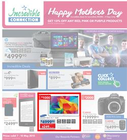 Incredible Connection : Happy Mothers Day (7 May - 10 May 2015), page 1