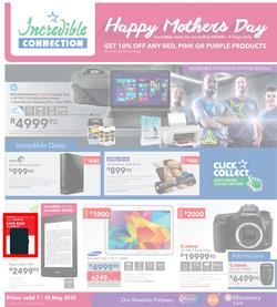 Incredible Connection : Happy Mothers Day (7 May - 10 May 2015), page 1
