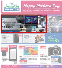 Incredible Connection : Happy Mothers Day (7 May - 10 May 2015), page 1