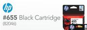 HP 655 Black Cartridge