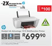 HP Deskjet Ink Advantage 1515 Multifunction Printer
