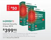 Kaspersky Internet Security 2 User 2015 Each