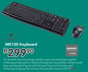 Logitech MK120 Keyboard