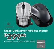 Logitech M325 Dark Silver Wireless Mouse-Each