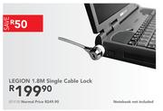 Legion 1.8M Single Cable Lock