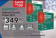 Kaspersky Internet Security 2 User 2015 Each
