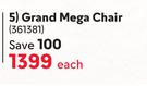 Camp Master Grand Mega Chair-Each