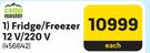 Camp Master Fridge/Freezer 12V/220V-Each