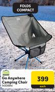 Camp Master Go Anywhere Camping Chair-Each