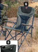 Camp Master Serengeti High Back Camping Chair-Each