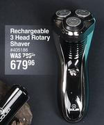 Dquip Rechargeable 3 Head Rotary Shaver