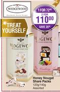 Wedgewood Honey Nougat Share Packs Assorted-For 2 x 120g/140g