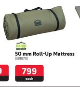 Campmaster 50mm Roll Up Mattress-Each