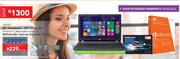 Acer ES1 Notebook+MS Office 365 Personal 1 Year Subscription+Bit Defender Internet Security 1 User
