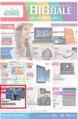 Incredible Connection : Big Birthday Sale (11 Jun - 14 Jun 2015), page 1