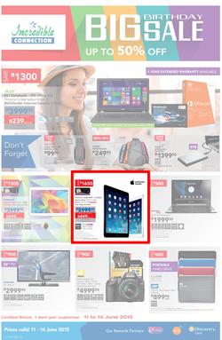 Incredible Connection : Big Birthday Sale (11 Jun - 14 Jun 2015), page 1