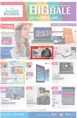 Incredible Connection : Big Birthday Sale (11 Jun - 14 Jun 2015), page 1