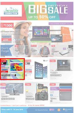 Incredible Connection : Big Birthday Sale (11 Jun - 14 Jun 2015), page 1