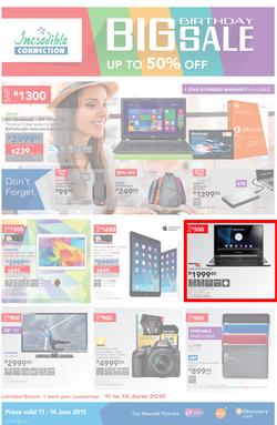 Incredible Connection : Big Birthday Sale (11 Jun - 14 Jun 2015), page 1