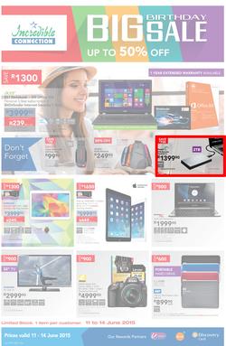 Incredible Connection : Big Birthday Sale (11 Jun - 14 Jun 2015), page 1