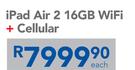 Apple iPad Air 2 16GB WiFi + Cellular-Each