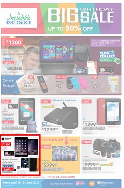 Incredible Connection : Big Birthday Sale (18 Jun - 21 Jun 2015), page 1
