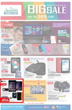 Incredible Connection : Big Birthday Sale (18 Jun - 21 Jun 2015), page 1