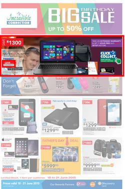 Incredible Connection : Big Birthday Sale (18 Jun - 21 Jun 2015), page 1