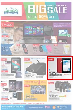 Incredible Connection : Big Birthday Sale (18 Jun - 21 Jun 2015), page 1