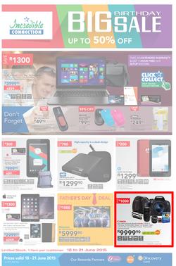 Incredible Connection : Big Birthday Sale (18 Jun - 21 Jun 2015), page 1