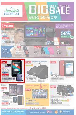 Incredible Connection : Big Birthday Sale (18 Jun - 21 Jun 2015), page 1
