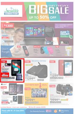 Incredible Connection : Big Birthday Sale (18 Jun - 21 Jun 2015), page 1