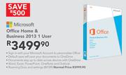 Microsoft Office Home & Business 2013 1 User